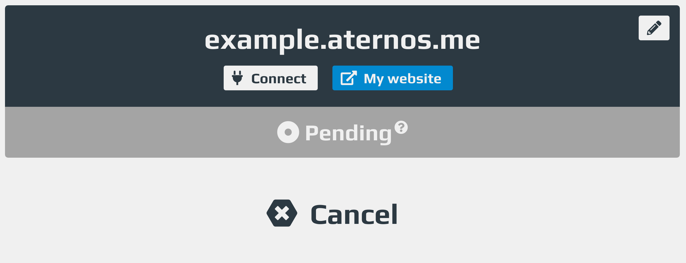 Pending Server Status Aternos