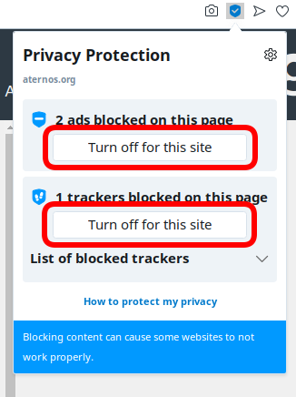 How to disable your adblocker on